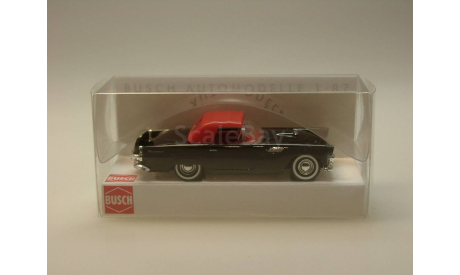 1:87 Ford Thunderbird Cabrio, schwarz/ rot, масштабная модель, Busch, scale87