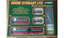 1:64 Eddie Stobart Ltd 4 Truck Set & Playmat, масштабная модель, corgi, scale64