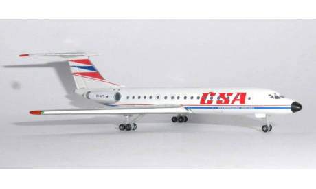 1:500 CSA Czechoslovak Airlines Tupolev TU-134A, масштабные модели авиации, Herpa, scale500, Туполев