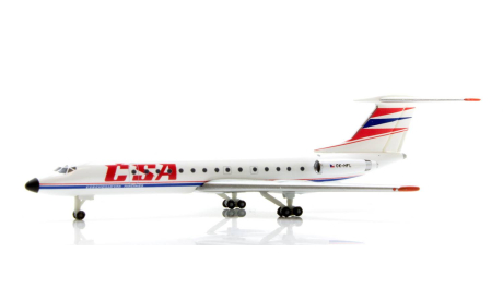 1:500 CSA Czechoslovak Airlines Tupolev TU-134A, масштабные модели авиации, Туполев, Herpa, scale500