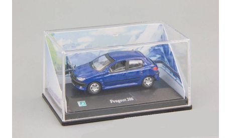 1:72 Peugeot 206 Silver , Blue, масштабная модель, hongwell, scale72