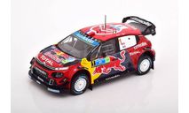 1 24 Citroen C3 WRC - St.Nr. 1 Red Bull Rallye WM, Rallye Mexico, S.Ogier/J.Ingrassia, 2019, масштабная модель, IXO, scale24, Citroën