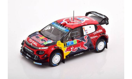 1 24 Citroen C3 WRC - St.Nr. 1 Red Bull Rallye WM, Rallye Mexico, S.Ogier/J.Ingrassia, 2019, масштабная модель, IXO, scale24, Citroën