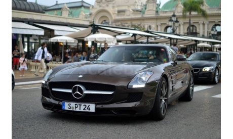 1 18 Mercedes SLS AMG Coupe 2010 г., масштабная модель, Mercedes-Benz, Minichamps, scale18