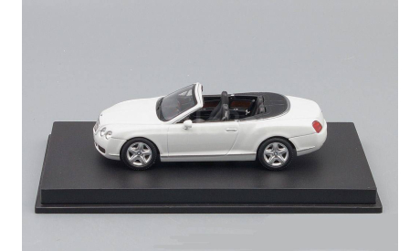 1 64 Bentley Continental GTC (weiss) 2007 г., масштабная модель, minichamps, scale64