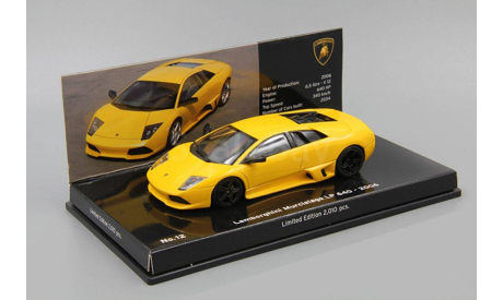 1 43 Lamborghini Murcielago LP 640 2006г., масштабная модель, Minichamps, scale43