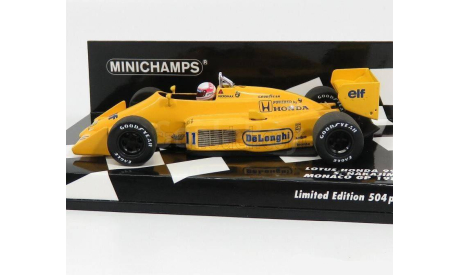 1:43 Lotus F1 Honda 99T GP Monaco 1987 г - Satoru Nakajima, масштабная модель, Minichamps, scale43
