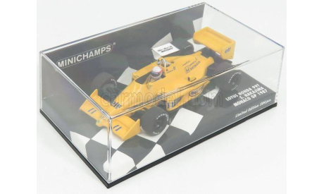 1:43 Lotus F1 Honda 99T GP Monaco 1987 г - Satoru Nakajima, масштабная модель, Minichamps, scale43