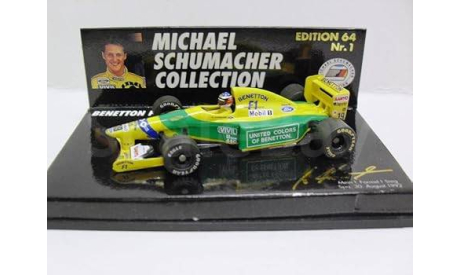 1:64 Benetton Ford B192 Michael Schumacher, масштабная модель, minishamps, scale64