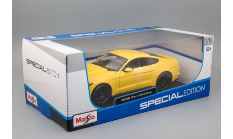 1 18 Ford Mustang 5.0 GT 2015, Maisto, масштабная модель, scale18