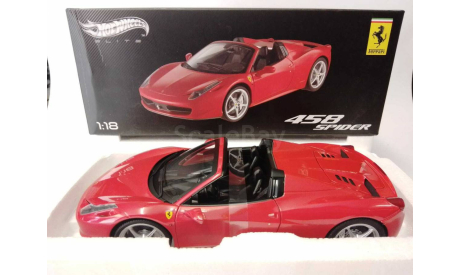 1 18 Ferrari 458 Italia Spider 2011 г, HW Elite, масштабная модель, Hot Wheels Elite, scale18