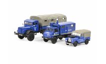 1:87 3er-Set THW, Land Rover, Unimog 404, MB LG 315, масштабная модель, Schuco, scale87