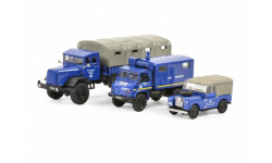 1:87 3er-Set THW, Land Rover, Unimog 404, MB LG 315