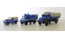 1:87 3er-Set THW, Land Rover, Unimog 404, MB LG 315, масштабная модель, Schuco, scale87