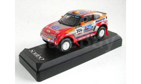 1:43 Mitsubishi Pajero No.306 Rally Dakar 2005 г, масштабная модель, solido, scale43