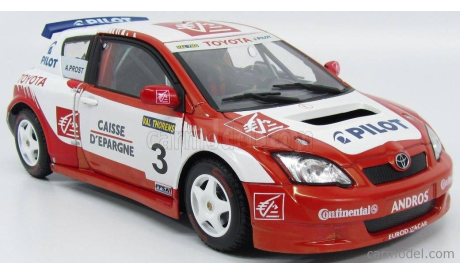 1 18 Toyota Corolla No. 3 A. Prost, Trophée Andros 2006 г, масштабная модель, Solido, 1:18, 1/18