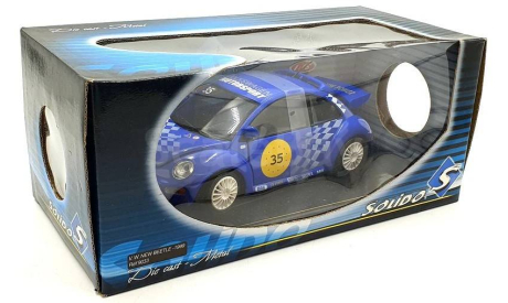 1:18 VOLKSWAGEN NEW BEETLE RACING 1999 г., N.35, масштабная модель, solido, scale18