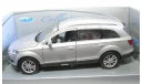 1 24 Audi Q7 (silver), масштабная модель, Welly, scale24
