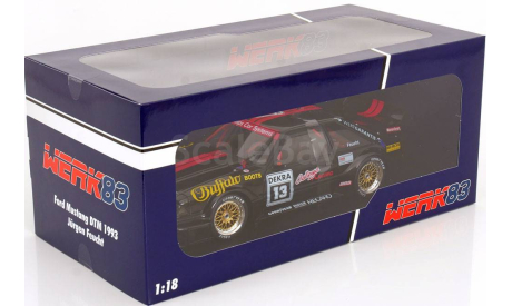 1:18 Ford Mustang 5.0 GT, No.13, DTM, 1993 г., масштабная модель, werk83, scale18