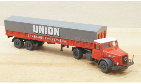 1:87 Henschel Pritschensattelzug ’Union Transport’ 1950-55 г., масштабная модель, wiking, scale87