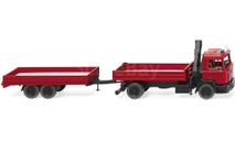1 87 MAN F 90 Feuerwehr, масштабная модель, wiking, scale87