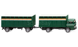 1:87 Mercedes-Benz 1620 1963-67г, Viehtransporthängerzug