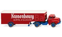 1:87 Saviem Koffersattelzug ’Kronenbourg’, масштабная модель, wiking, 1/87