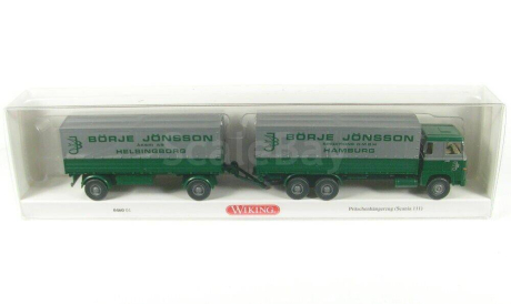 1:87 Scania 111 Pritschenhängerzug 1974-80 г., масштабная модель, wiking, scale87