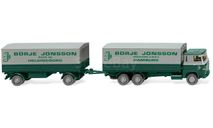 1:87 Scania 111 Pritschenhängerzug 1974-80 г., масштабная модель, wiking, scale87