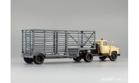 Газ 52-06 DIP полуприцеп товаровоз бежевый, масштабная модель, DiP Models, scale0