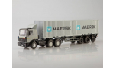 МАЗ-6422 с полуприцепом-контейнеровозом МАЗ-938920 Maersk, масштабная модель, 1:43, 1/43, Start Scale Models (SSM)