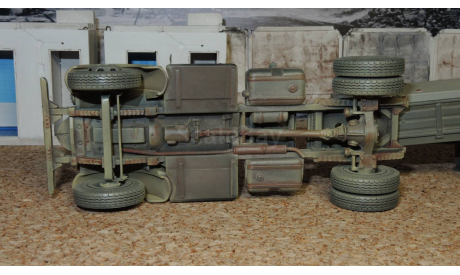 ЗиС 120 с полуприцепом ОДАЗ-885, масштабная модель, СарЛаб, 1:43, 1/43