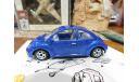 Кит Volkswagen Beetle , Testors+ Bburago собранный, масштабная модель, Racing Champions, scale43