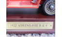 Ahrens-Fox R-K-4 1922, 1:32 , Franklin Mint, масштабная модель, scale32