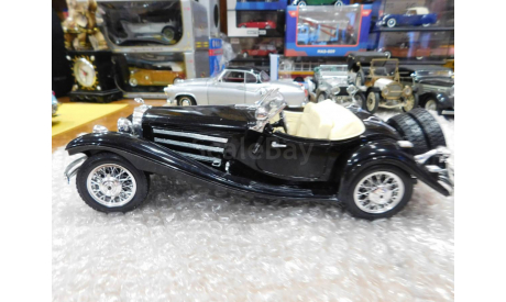 Mercedes Benz 500K Roadster (1936) , Bburago 1:20, масштабная модель, scale18