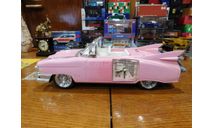 Розовый Кадиллак с часами-будильником, масштабная модель, Cadillac, scale10