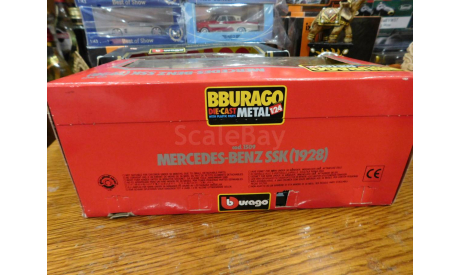 Mercedes Benz SSK (1928) , Bburago 1:24, масштабная модель, scale24