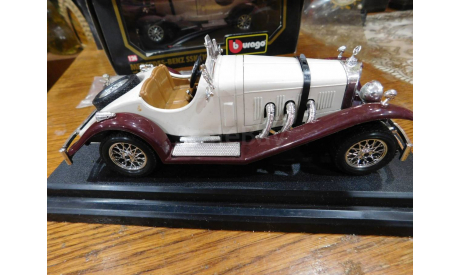 Mercedes Benz SSK (1928) , Bburago 1:24, масштабная модель, scale24