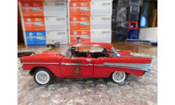 1957 Chevrolet Bel Air Sport Coupe- Fire Chief , 1:43, Franklin Mint