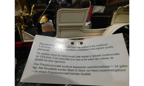 Mercedes Simplex 1904, 1:24 , Franklin Mint, масштабная модель, scale24