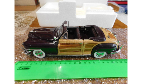 Chrysler Town & Country 1948, 1:24 , Danbury Mint, масштабная модель, Ford, franklin mint, 1/24