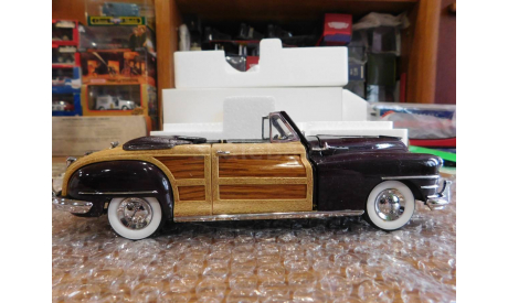Chrysler Town & Country 1948, 1:24 , Danbury Mint, масштабная модель, Ford, franklin mint, 1/24
