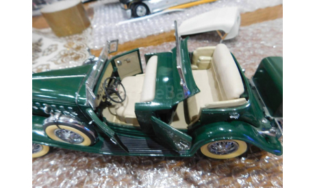 Cadillac V-16 Sport Phaeton 1932, 1:24, Danbury Mint, масштабная модель, franklin mint, scale24