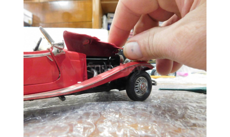 Mercedes Benz 500K Special Roadster  1935, 1:24, Franklin Mint, масштабная модель, scale24