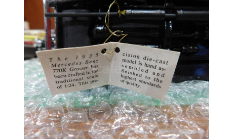 1939 Mercedes Benz 770K Grosser , 1:24, Franklin Mint, масштабная модель, scale24