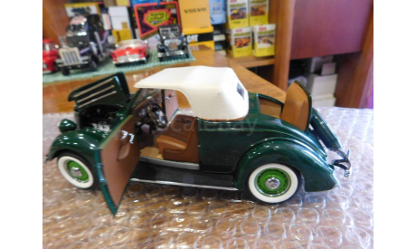 1936 Ford Deluxe Cabriolet , 1:24, Franklin Mint, масштабная модель, scale24