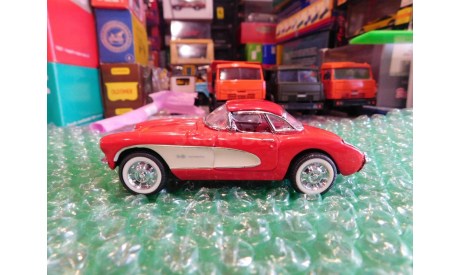 1957 Chevrolet Corvette, 1:43, Franklin Mint, масштабная модель, scale43