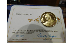 Медаль-жетон коллекционера, Franklin Mint