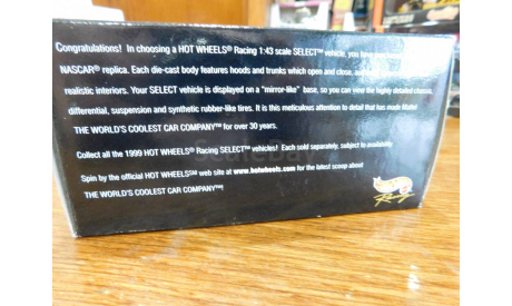Ford, Nascar, Hot Wheels, масштабная модель, scale43