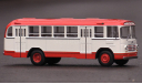 Автобус ЛИАЗ-158В бело-красный, масштабная модель, Classicbus, scale43